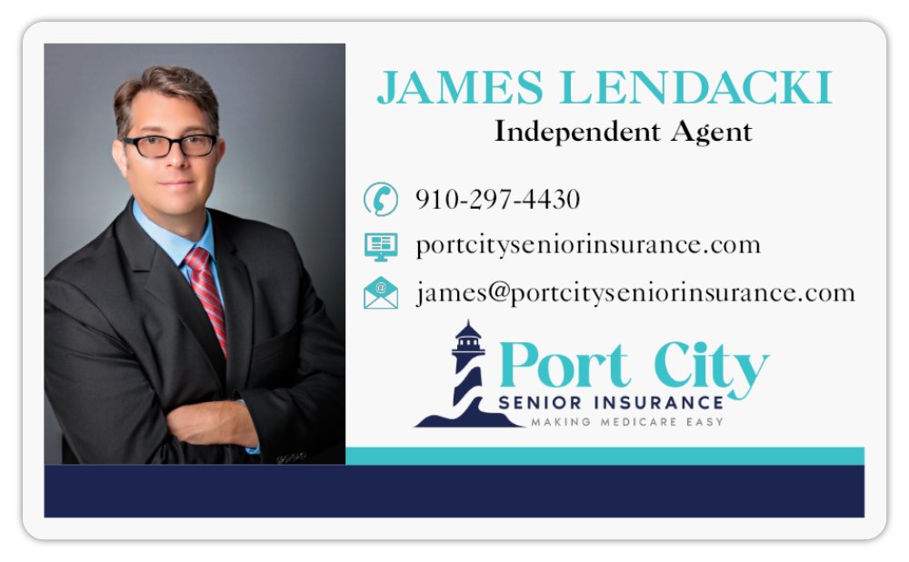 Port City Senior Insurance — Business Card