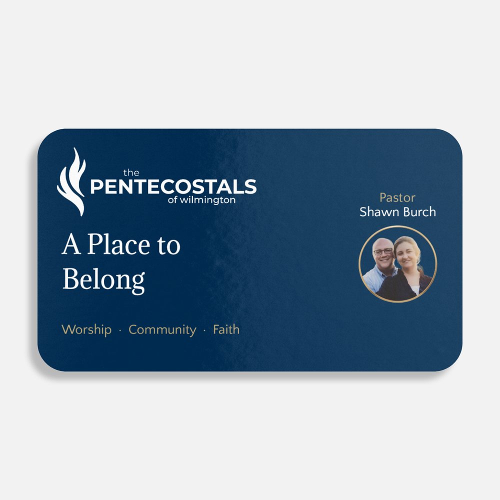 Pentecostals of Wilmington — Business Card Front